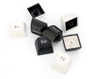 REDRAGON PBT Doubleshot keycaps (biało-czarne) A132 WB - 1247529 - zdjęcie 7